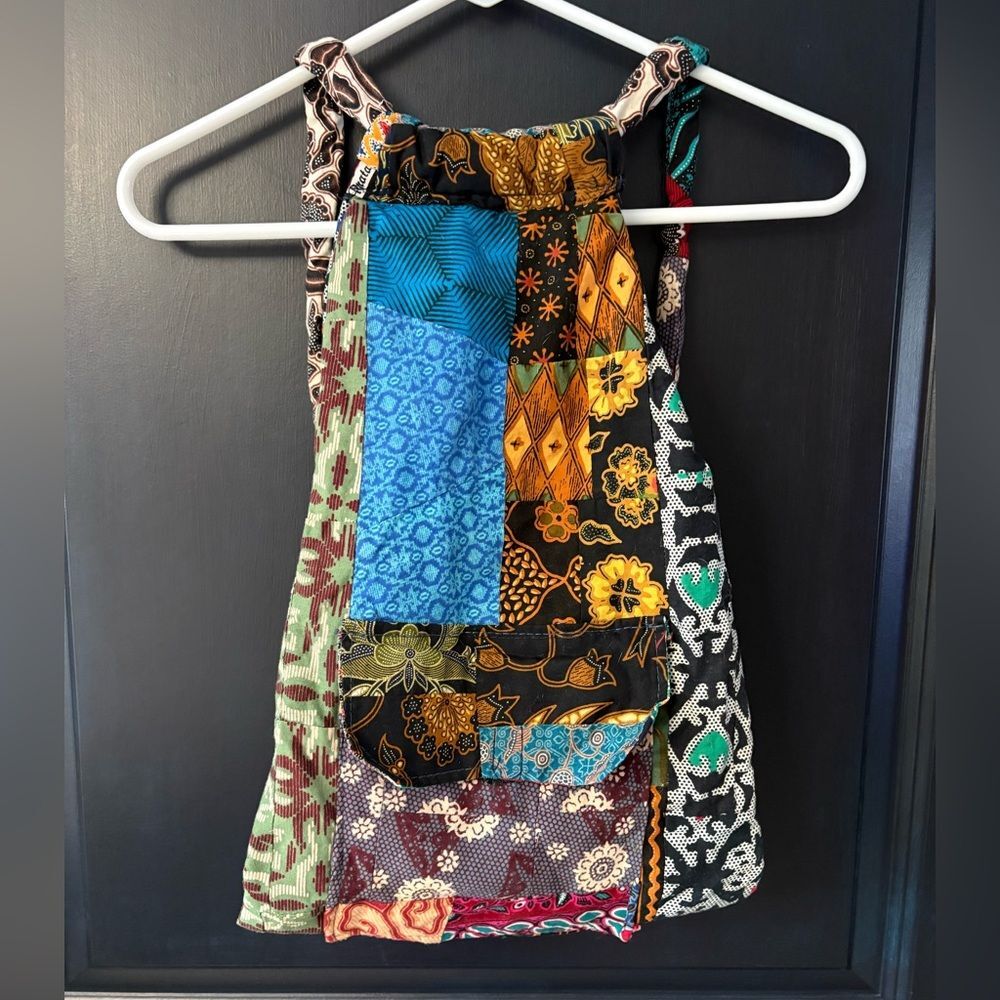 Handmade ColorfulPatchwork Sling Backpack